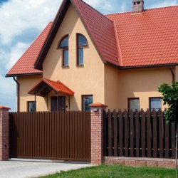 Сдвижные ворота Алютех