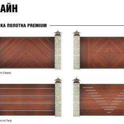 Сдвижные ворота DoorHan - дизайн Premium