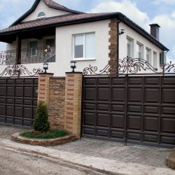 Въездные ворота «Каскад» - Классика с ковкой