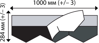 Битумная черепица IKO Diamantshield (самоклеющаяся)